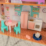 Casuta pentru papusi din lemn MDF Camila Mansion Dollhouse EZ Kraft Assembly cu Sunete si Lumini KidKraft